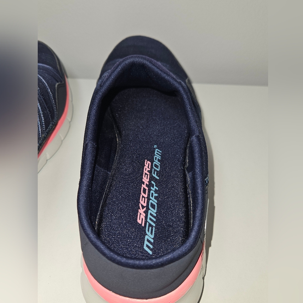Skechers Synergy Women's Sport Air Streamer Slip-On Mule Sneakers, Sz 8.5 - Picture 7 of 9